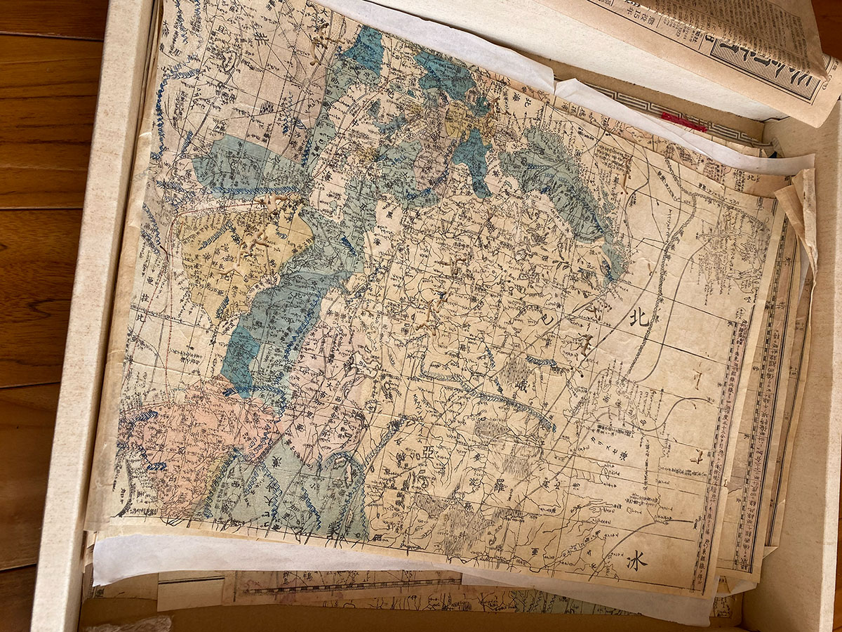 文久の地図のパーツ